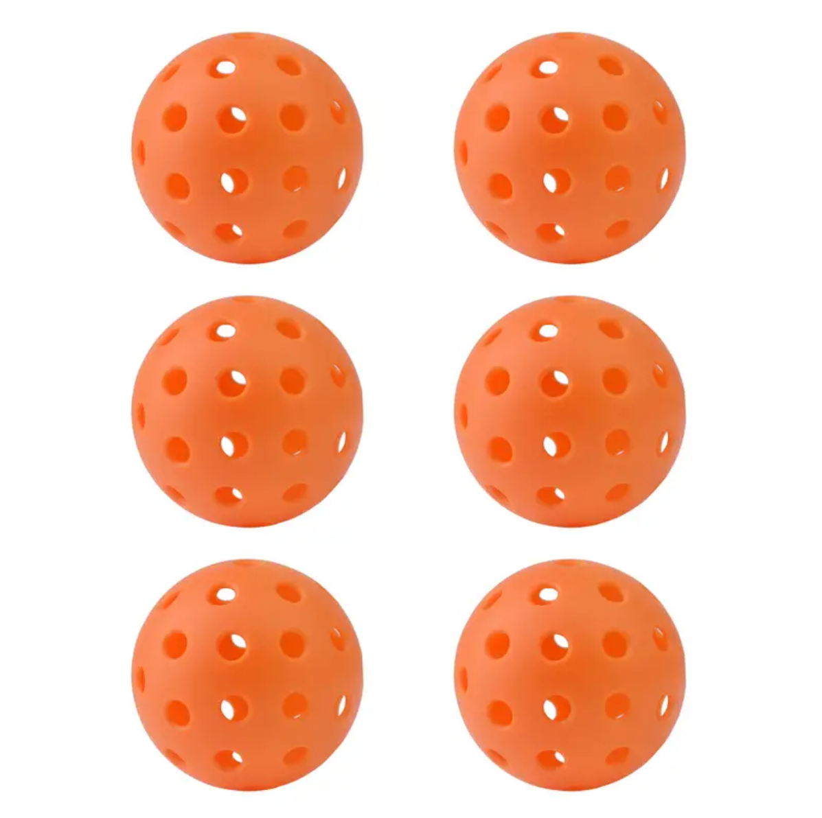 12pcs 40/26 Holes Pickleball Balls With Storage Mesh Bag - Indoor/Outdoor