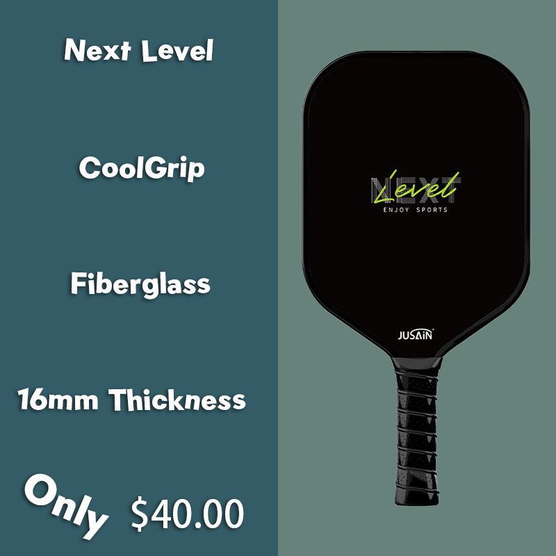 CoolGrip Fiberglass 16mm Pickleball Paddle PP Honeycomb Core | Next Level