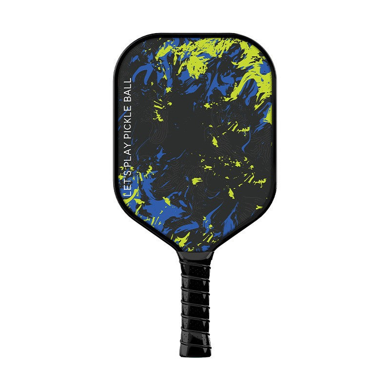 CoolGrip T300 Carbon Fiber 16mm Pickleball Paddle PP Honeycomb Core | Neon Swirl