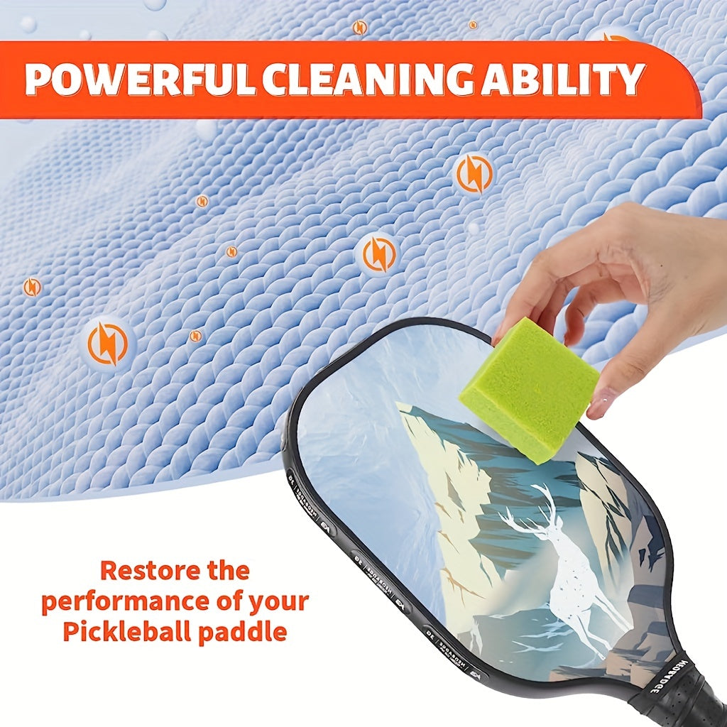 Pickleball Paddle Eraser - Rubber Cleaner for Carbon Fiber Paddles - Essential Pickleball Paddle Cleaning Tool