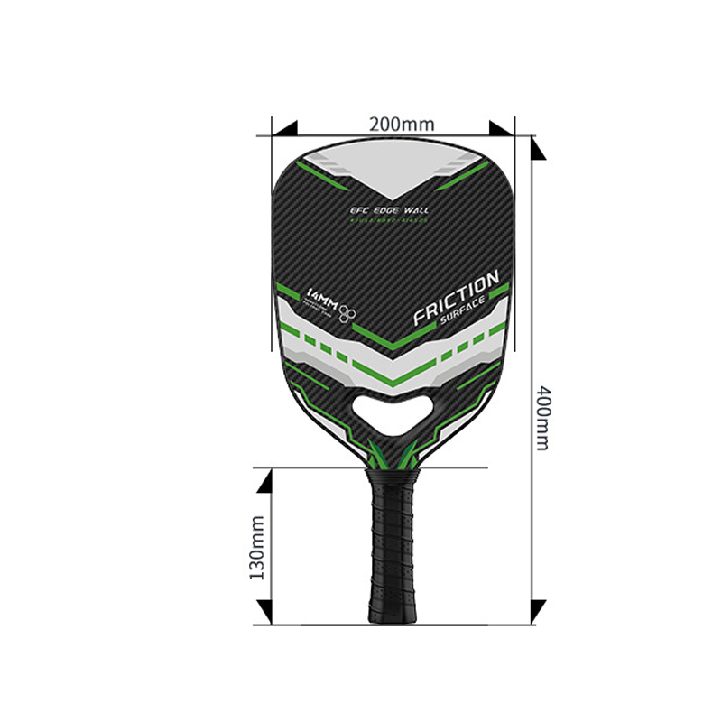 ThermoForce T300 Carbon Fiber 3K Textured 16mm Pickleball Paddle PP Honeycomb Core | Skybreaker